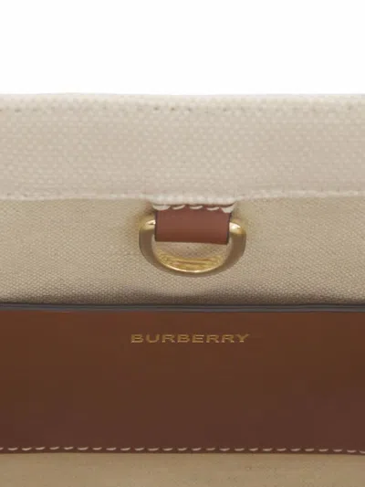 Burberry Freya Mini Canvas Tote Bag