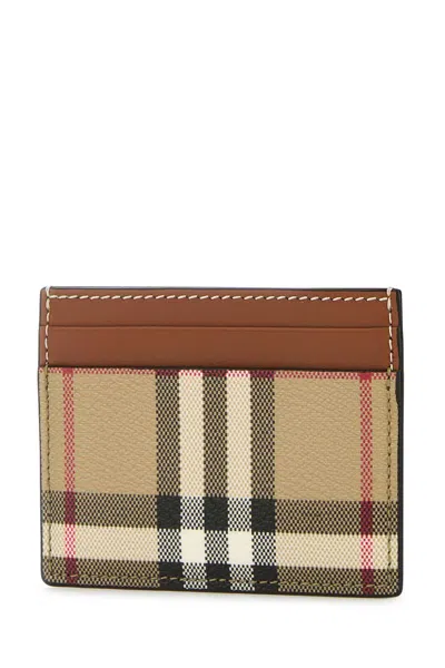 Burberry Printed Canvas Card Holder