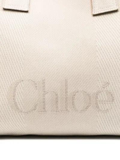 Chloé Multicolor Canvas Chloã© Carry Shopping Bag