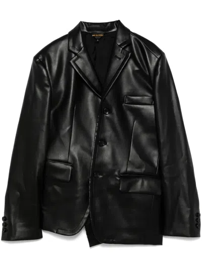 Comme Des Garçons Long-sleeved Casual Jacket In Black