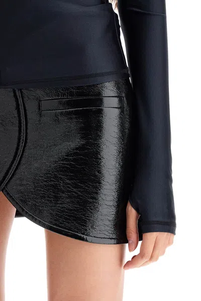 Coperni Black Tight High Neck Long Sleeve T-shirt