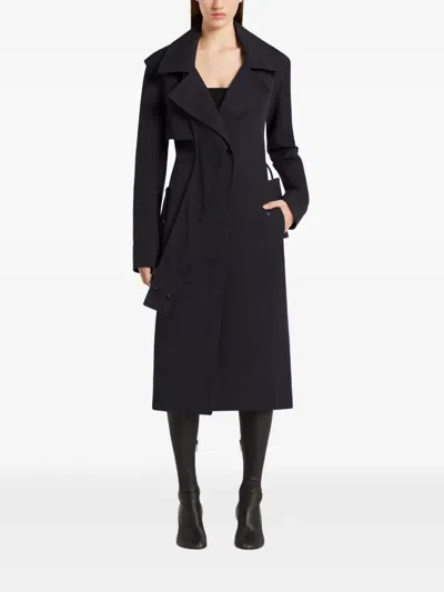 Courrèges Courregès Twist Cotton Trench Coat