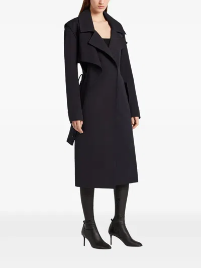 Courrèges Courregès Twist Cotton Trench Coat