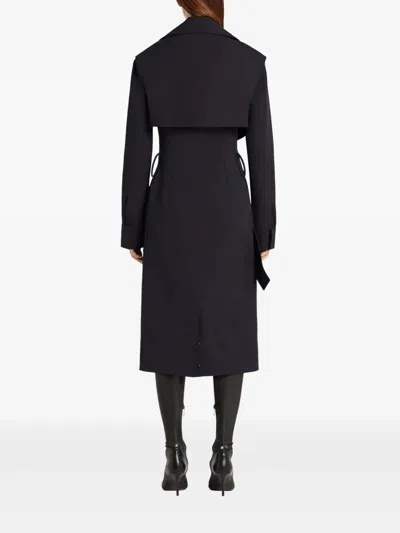 Courrèges Courregès Twist Cotton Trench Coat