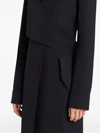 Courrèges Courregès Twist Cotton Trench Coat