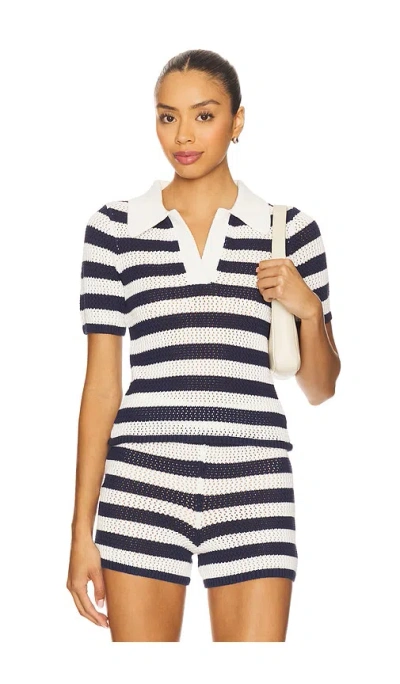 Ser.o.ya Pax Polo Top In Black