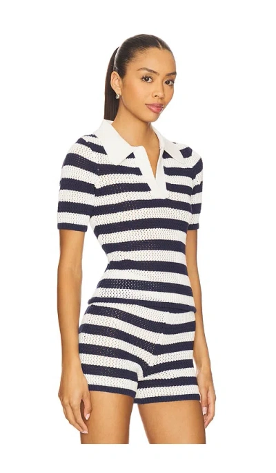 Ser.o.ya Pax Polo Top In Black