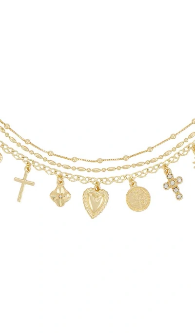 8 Other Reasons Karma Charm Necklace In Gold
