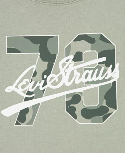 Levi's Little Boys 2-piece Short Sleeve T-shirt And Camo Shorts Set In Neutral