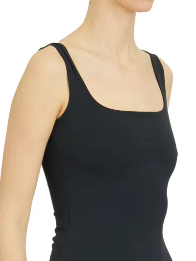 Entire Studios Abito Square Neck Mini Soot In Black