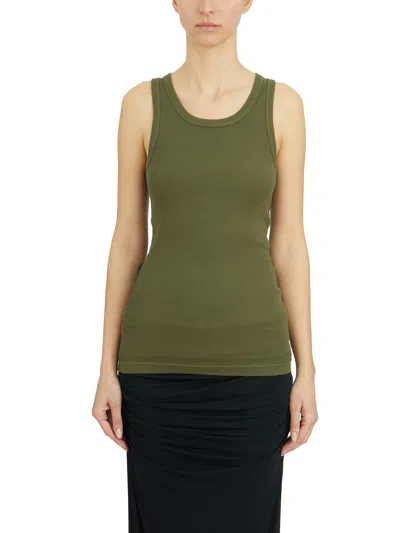Entire Studios Tank Top Rib Military In Green