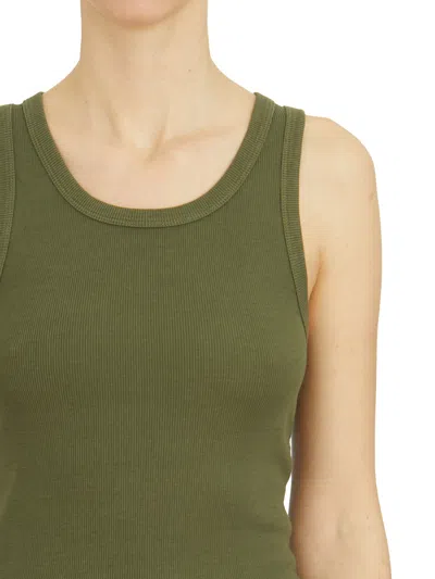 Entire Studios Tank Top Rib Military In Green