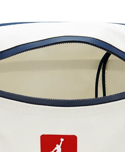Jordan Men's Cordura Crossbody Logo Bag In White