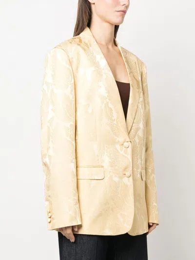 Etro Patterned-jacquard Single-breasted Blazer