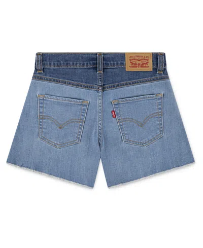Levi's Big Girls Western A-line Shorts In Blue
