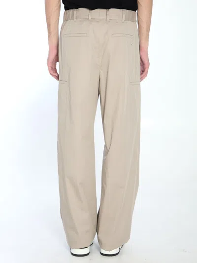 Fendi Straight-leg Trousers In Neutral