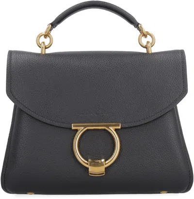 Ferragamo Margot Calfskin Cross-body Bag With Top Handle
