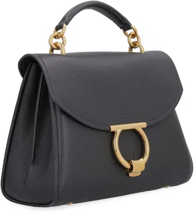 Ferragamo Margot Calfskin Cross-body Bag With Top Handle