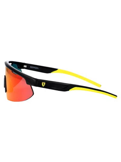 Ferrari Scuderia Black Injected Sunglasses In Multi