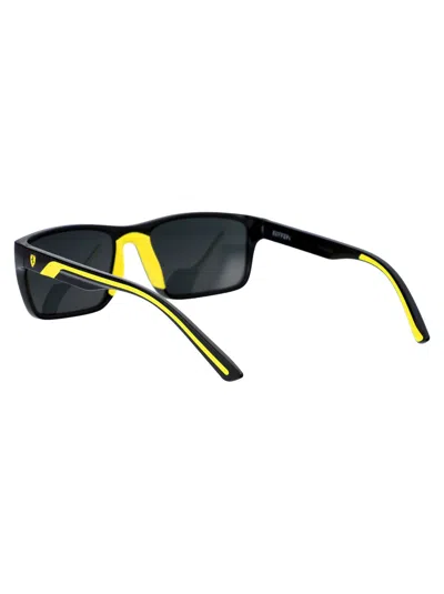 Ferrari Scuderia Black Injected Sunglasses In Black