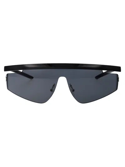 Ferrari Scuderia Black Injected Sunglasses In Blue