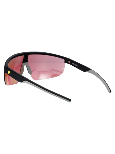 Ferrari Scuderia Matte Black Injected Sunglasses In Multi