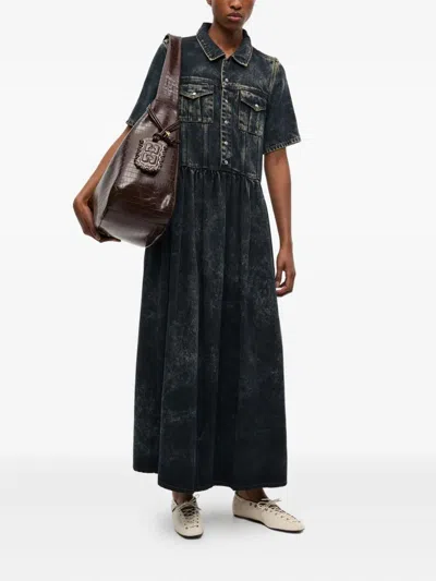 Ganni Brown Rec Le Shoulder Bags