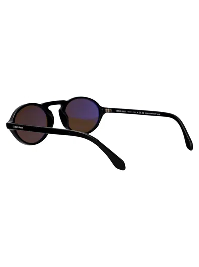 Giorgio Armani Black Acetate Sunglasses