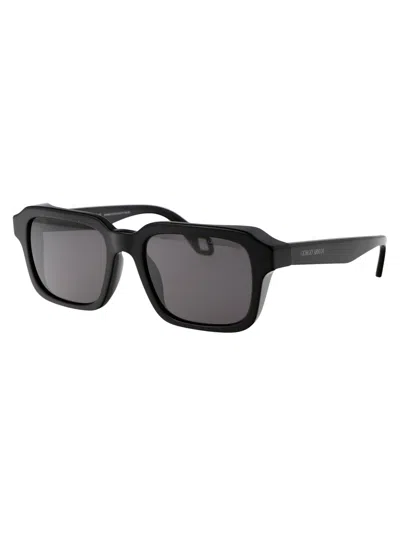 Giorgio Armani Squared Sunglasses 0 Ar8194 U 5875 B1 In Black
