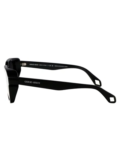 Giorgio Armani Squared Sunglasses 0 Ar8194 U 5875 B1 In Black