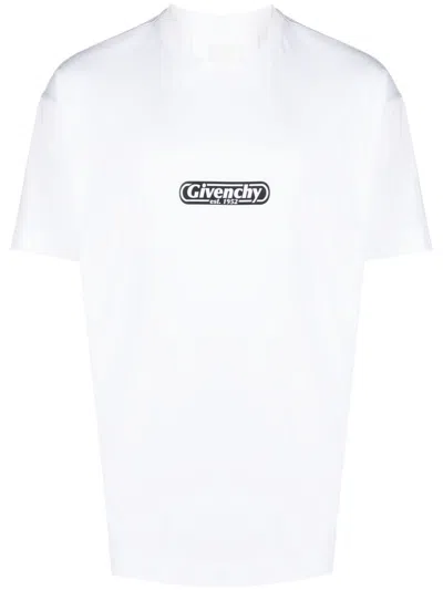 Givenchy Logo Cotton T-shirt In White