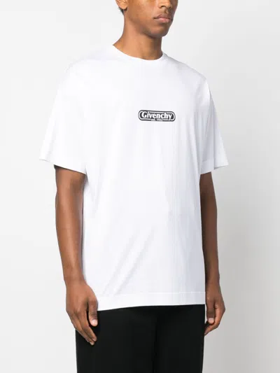 Givenchy Logo Cotton T-shirt In White