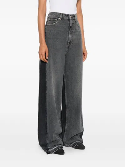 Stella Mccartney Black And Grey Denim Jeans