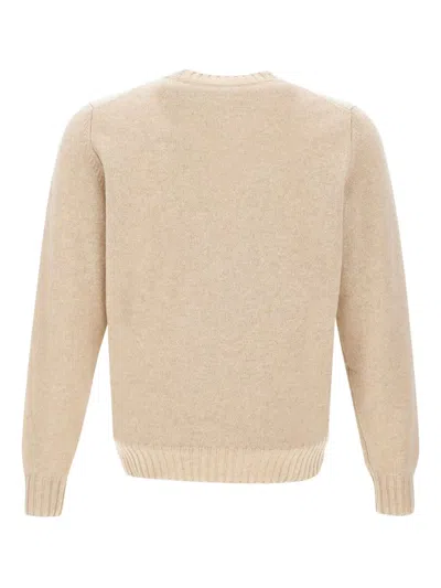 Filippo De Laurentiis Ribbed Crew-neck Jumper In Brown