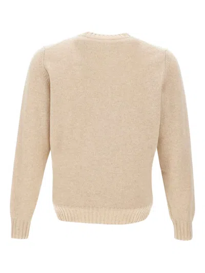 Filippo De Laurentiis Ribbed Crew-neck Jumper In Brown