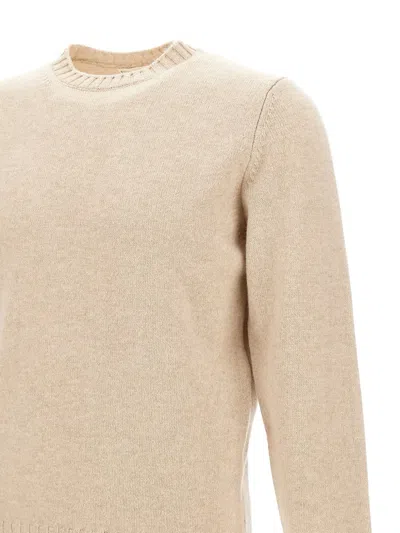 Filippo De Laurentiis Ribbed Crew-neck Jumper In Brown