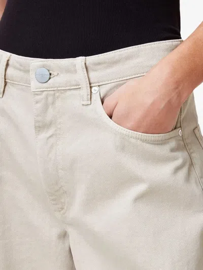 Allsaints Jett Barrel Jeans In Cream White