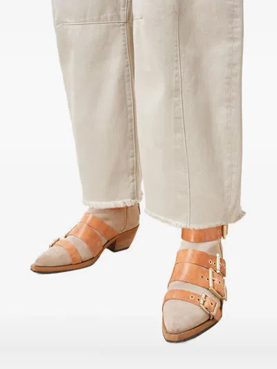 Allsaints Jett Barrel Jeans In Cream White