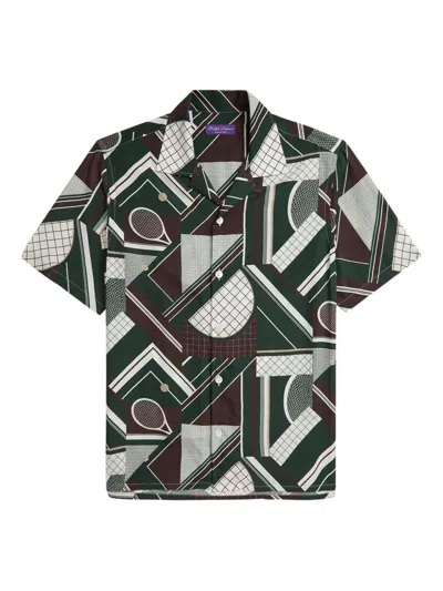 Ralph Lauren Geometric-print Short-sleeve Shirt