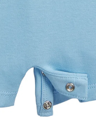 Polo Ralph Lauren Cotton Romper In Blue