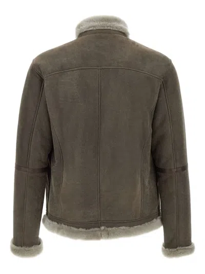 Volfagli Shearling-collar Zip-front Jacket