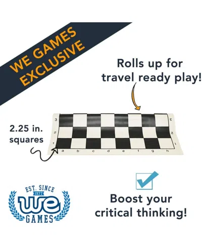 We Games Travel Tournament Chess Set, 20 In Board, Chess Bag, 3.75 In. King