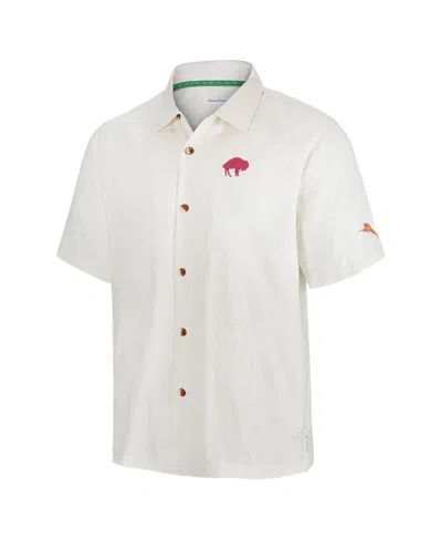Tommy Bahama Men's White Kansas City Chiefs Coconut Matchup Camp Button-up Shirt In White