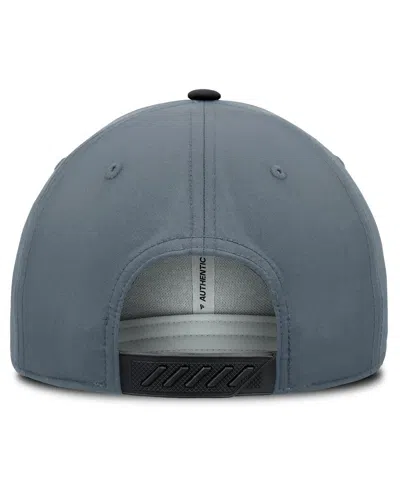 Fanatics Men's Black/charcoal Utah Mammoth Alternate Logo Adjustable Hat