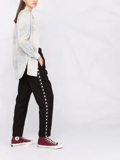 Golden Goose Dorotea Track Pants With Star Bands In Black
