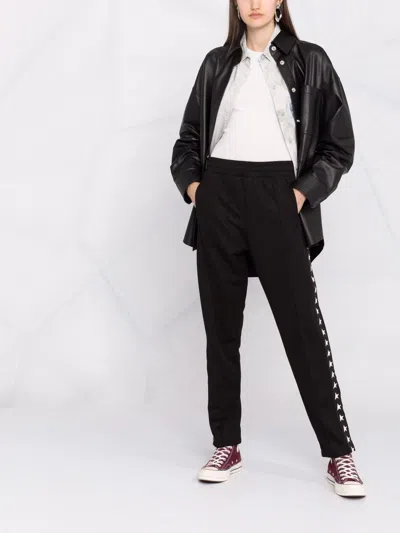 Golden Goose Dorotea Track Pants With Star Bands In Black