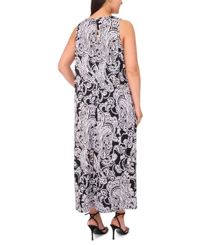 Msk Plus Size Sleeveless Jersey Maxi Dress