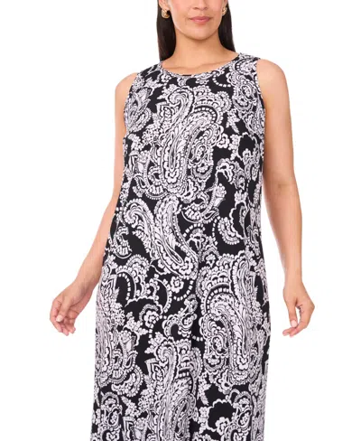 Msk Plus Size Sleeveless Jersey Maxi Dress