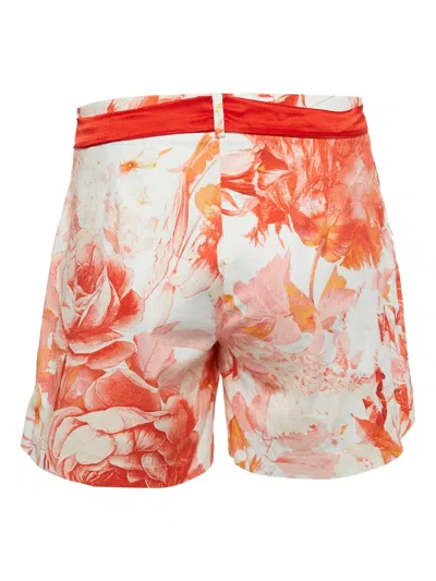 Pre-owned Roberto Cavalli Vintage  Floral-print Shorts