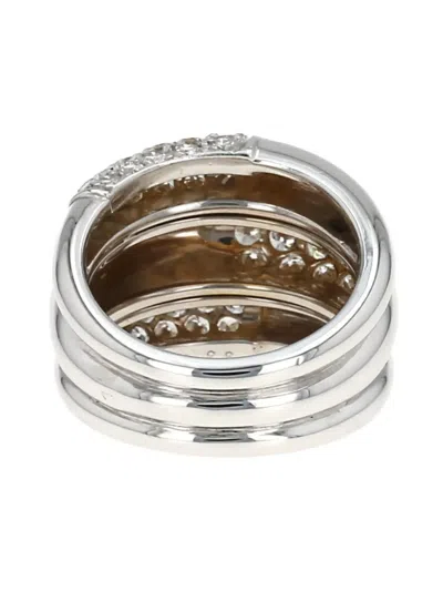 Pre-owned Cartier 18kt White Gold Diamond Ring